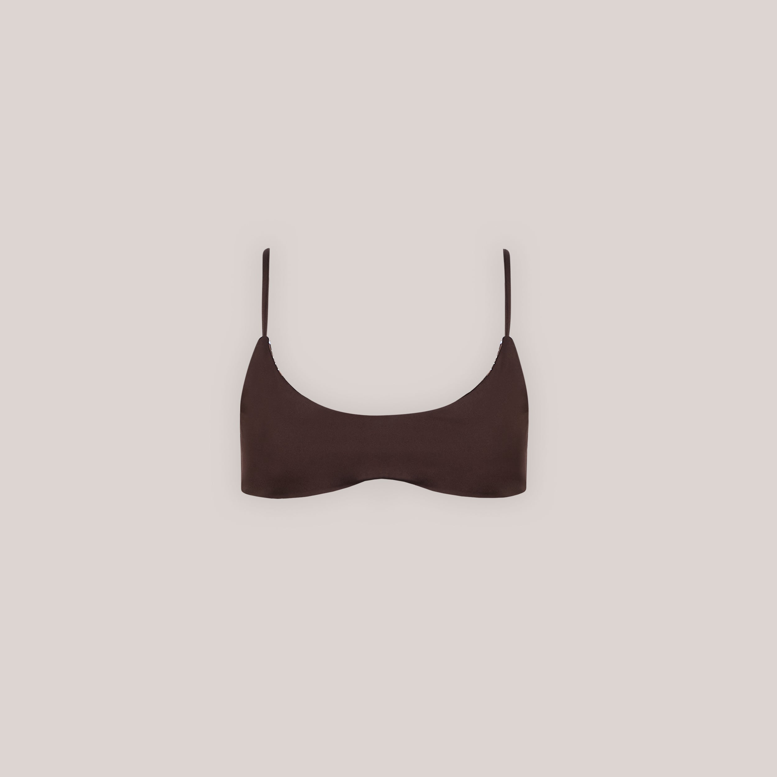Omkeerbaar Bralette Bikinitop  | Omkeerbaar Bralette Bikinitop - Bruin/Bloemenprint