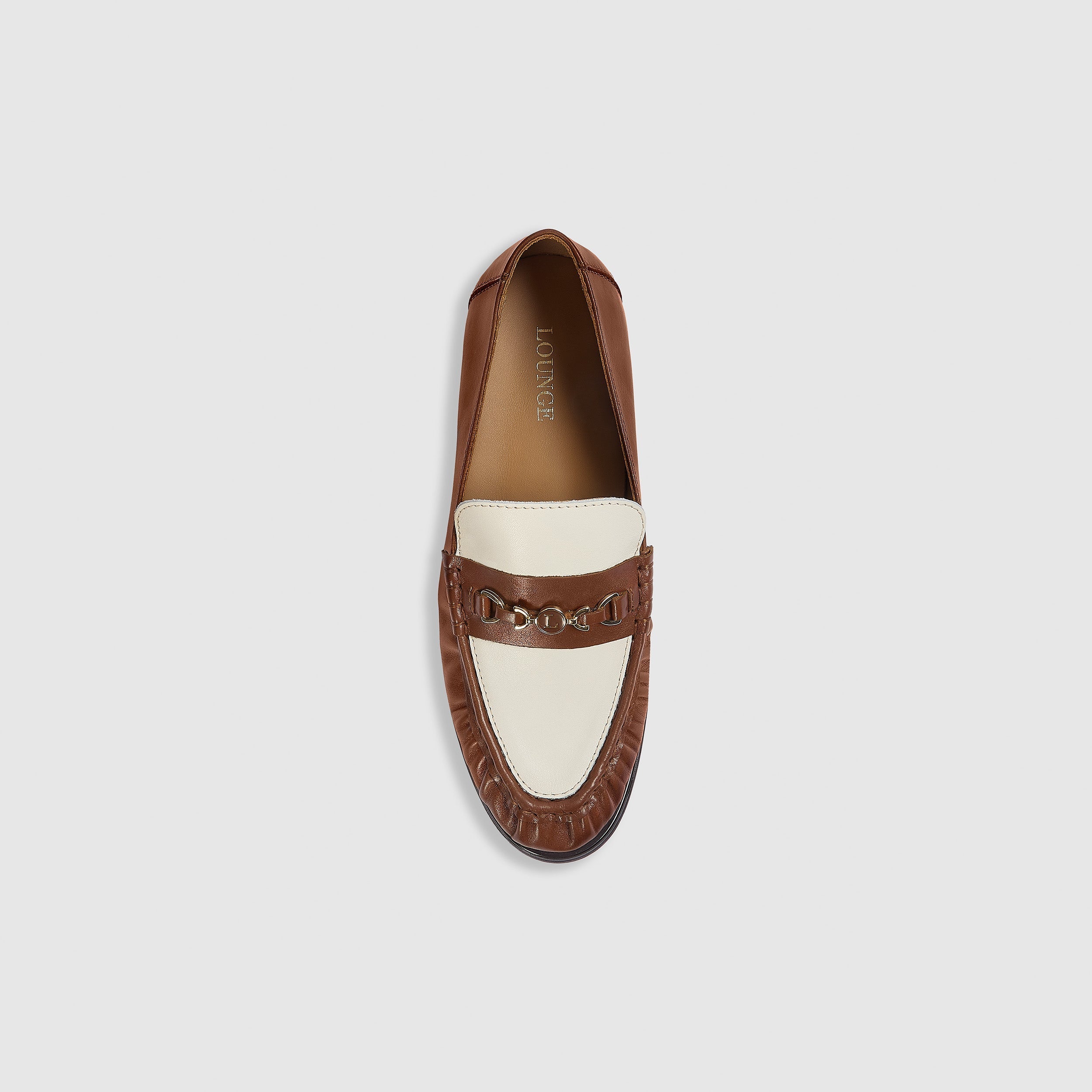 Agnes Loafers - Tan/Crème alternate