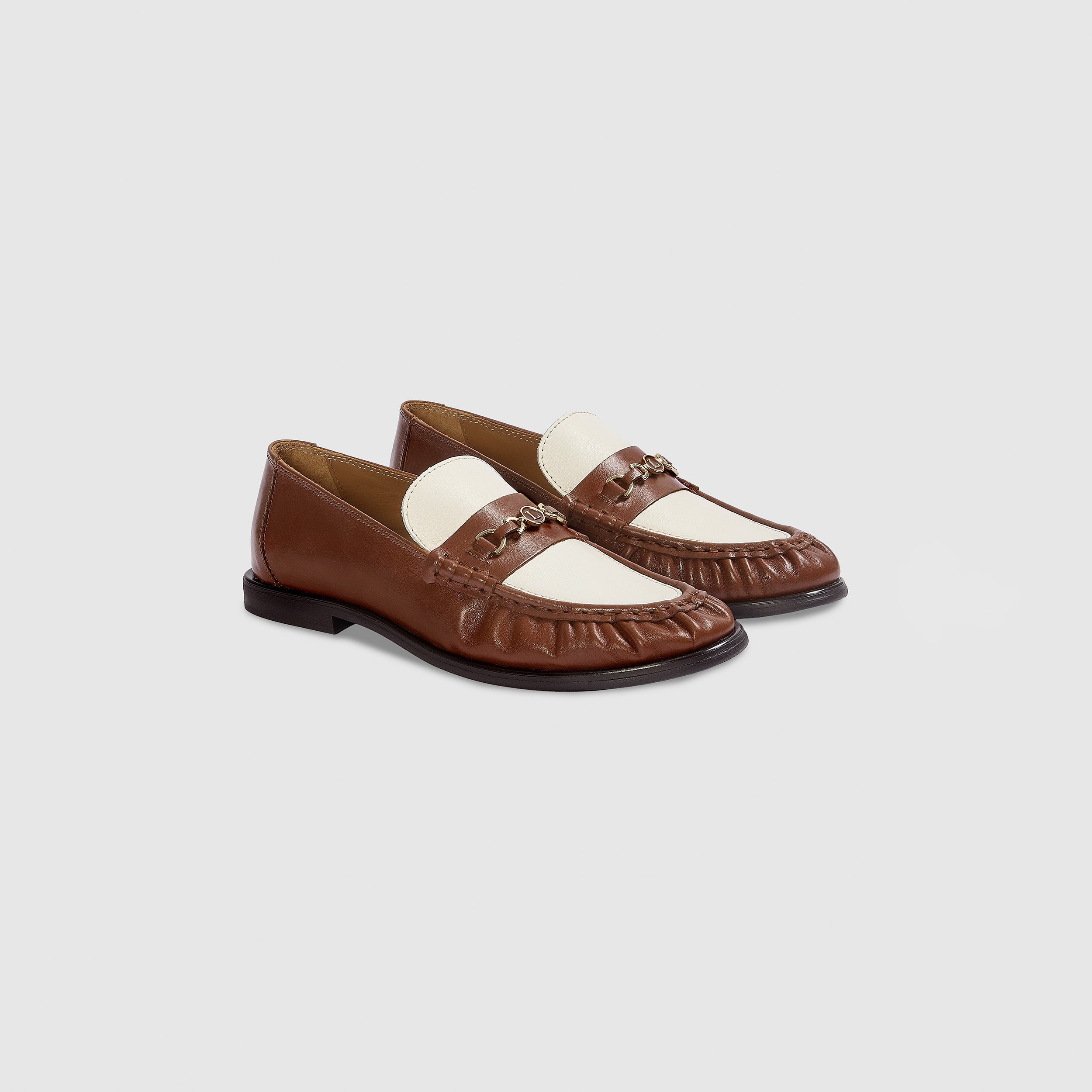 Agnes Loafers | Agnes Loafers - Tan/Crème